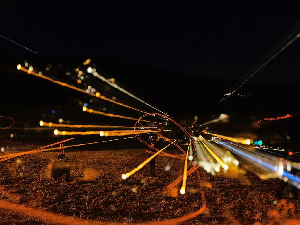 Impressionen vom Schiebeschlagen in Oberried 2025