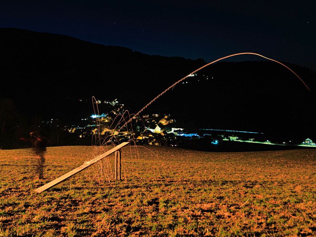 Impressionen vom Schiebeschlagen in Oberried 2025