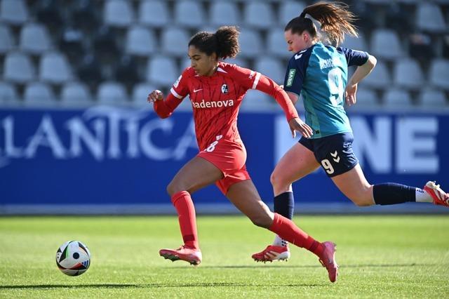 Freiburgs Erstliga-Fuballerinnen besiegen auch Turbine Potsdam mit 1:0, Cora Zicai trifft