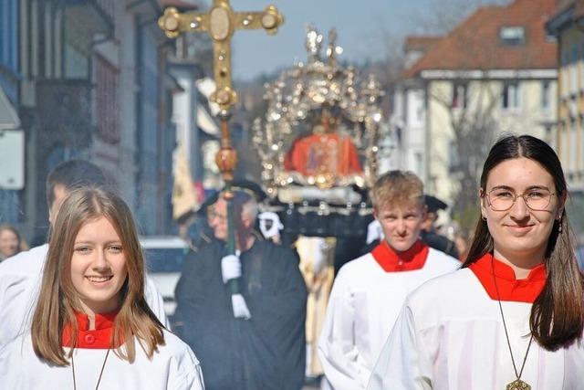 So schn war die Fridolinsprozession in Bad Sckingen