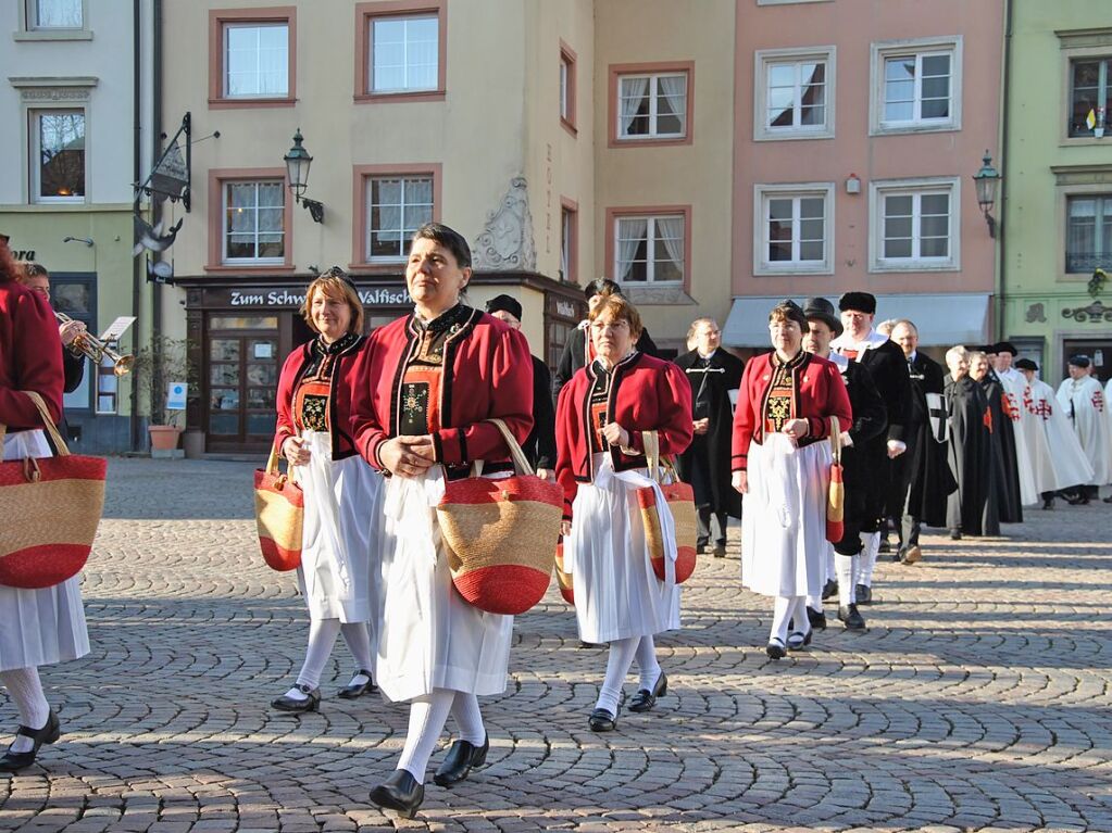 Zu Ehren des heiligen Fridolin zog eine Prozession durch die Innenstadt von Bad Sckingen.