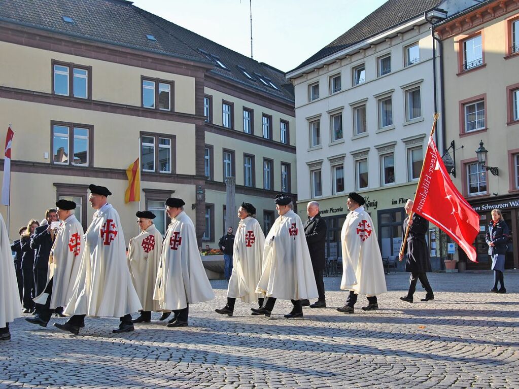 Zu Ehren des heiligen Fridolin zog eine Prozession durch die Innenstadt von Bad Sckingen.