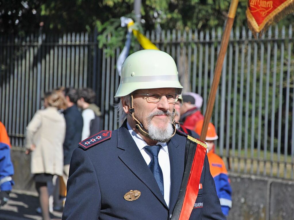 Zu Ehren des heiligen Fridolin zog eine Prozession durch die Innenstadt von Bad Sckingen.