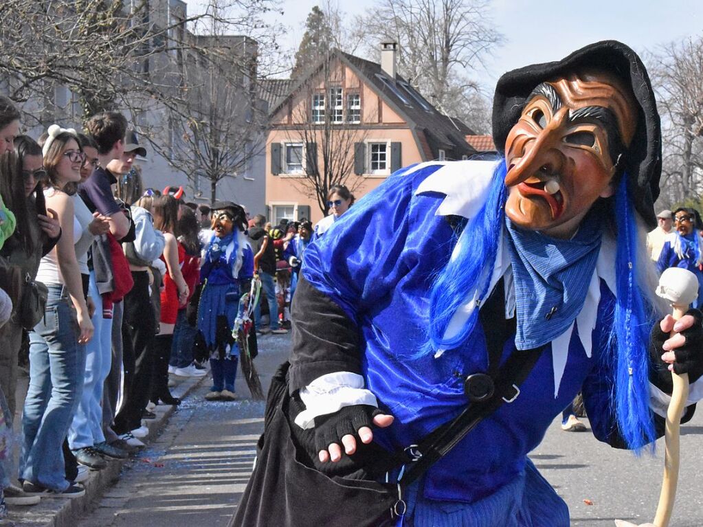 Rund 120 Fasnachtscliquen zogen am Sonntag durch Weil am Rhein und trieben Schabernack mit den Zuschauern.