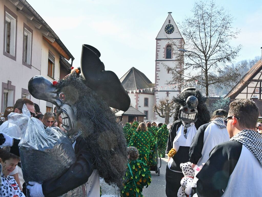 So bunt und sonnig war der Haugemer Buurefasnachtsumzug 2025