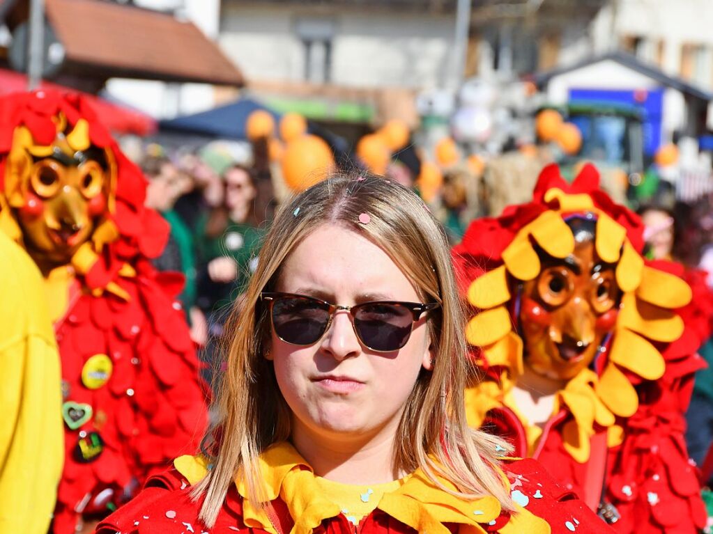 So bunt und sonnig war der Haugemer Buurefasnachtsumzug 2025