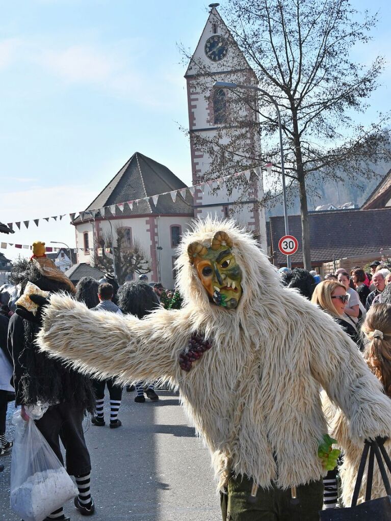 So bunt und sonnig war der Haugemer Buurefasnachtsumzug 2025