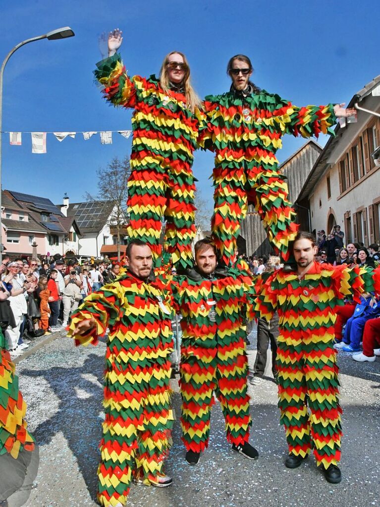 So bunt und sonnig war der Haugemer Buurefasnachtsumzug 2025