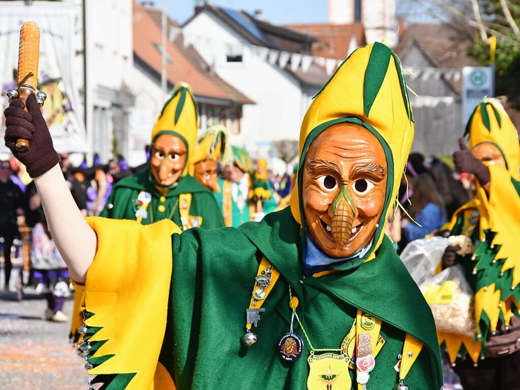 So bunt und sonnig war der Haugemer Buurefasnachtsumzug 2025