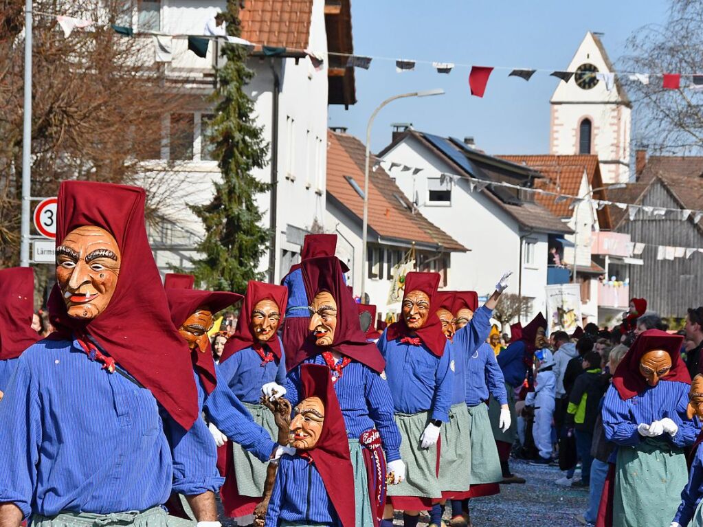 So bunt und sonnig war der Haugemer Buurefasnachtsumzug 2025