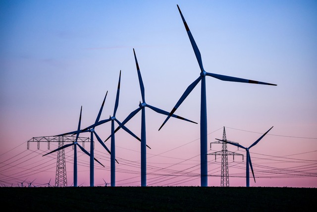 Wind ist der wichtigste erneuerbare Stromlieferant im Osten. (Archivbild)  | Foto: Jan Woitas/dpa