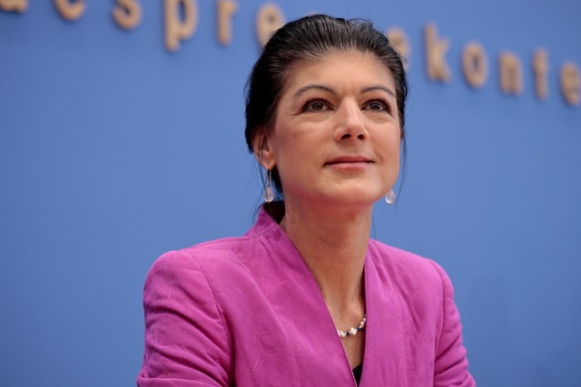 Parteigr&uuml;nderin Sahra Wagenknecht...n den Bundestag zu kommen (Archivbild)  | Foto: Carsten Koall/dpa