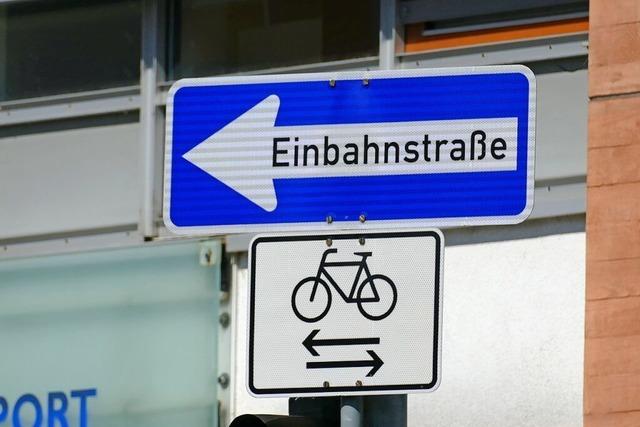 In Neustadt knnen Radfahrer Einbahnstraen nun in beide Richtungen befahren