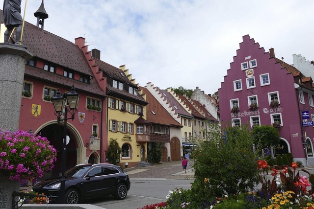 Lffingens historische Innenstadt hat ...twicklung von Geschften macht Sorgen.  | Foto: Martin Wunderle