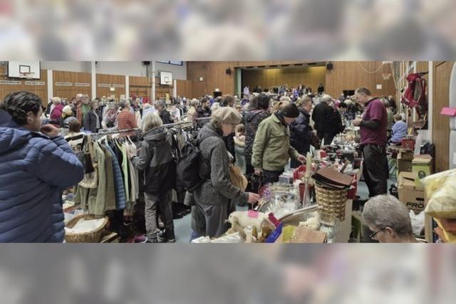 Flohmarkt war wieder ein Erfolg