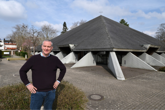 Die Kirche St. Andreas in Freiburg-Weingarten braucht Verstrkung fr das Dach