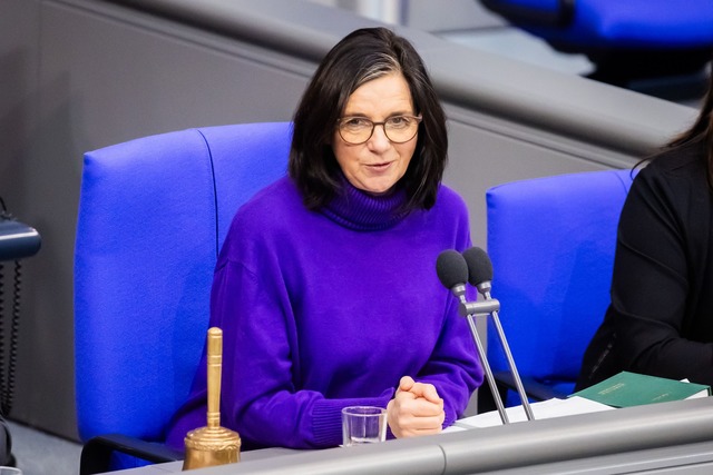 Katrin G&ouml;ring-Eckardt (Gr&uuml;ne...r dieses Amt kandidieren. (Archivfoto)  | Foto: Christoph Soeder/dpa