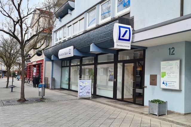 Die Deutsche Bank schliet ihre Filiale in Rheinfelden