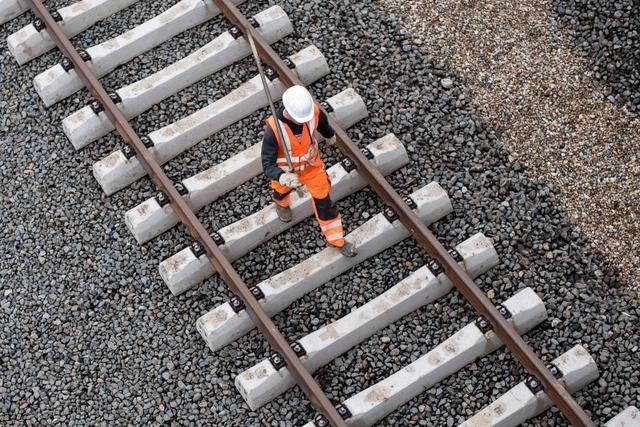 Die Rheintalbahn wird wegen Sanierung ber Ostern teilweise gesperrt