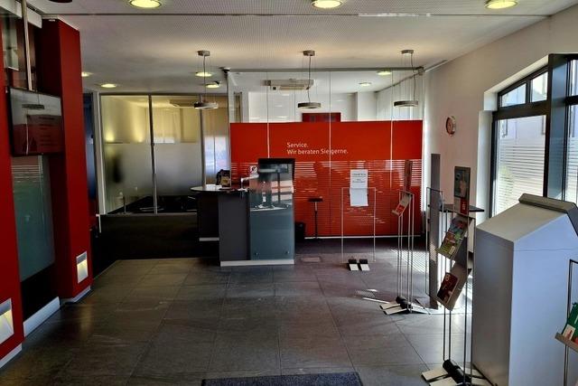 Die Sparkasse schliet ihre Zweigstelle im Schopfheimer Stadtteil Fahrnau