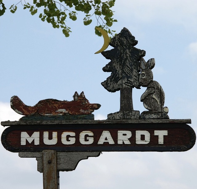 Zum Umgang mit dem Nachtwchter gehrt...er, abendlicher Ausblick auf Muggardt.  | Foto: sigrid umiger