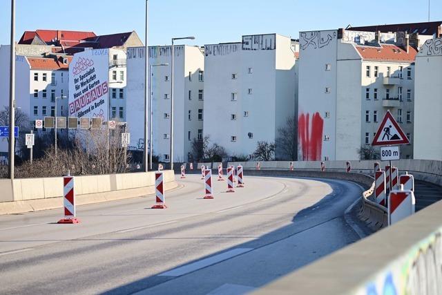 Jahrelange Vollsperrung einer Stadtautobahnbrücke in Berlin