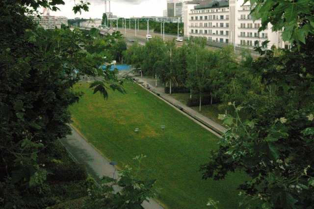 Blick auf die Dreirosenanlage in Basel  | Foto: Chantal Zoelly