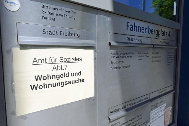 Wohngeldstelle in Freiburg erneut fr mehrere Tage geschlossen