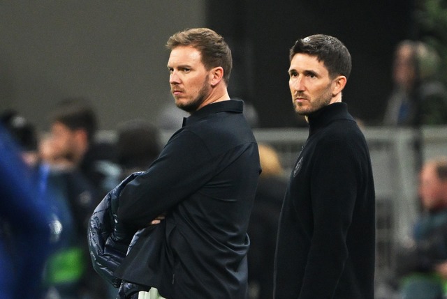 Julian Nagelsmann vor dem Spiel im San Siro.  | Foto: Federico Gambarini/dpa