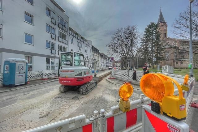 Baustellen: Wo es in Lrrach zu Verkehrsbehinderungen durch den Glasfaserausbau kommt