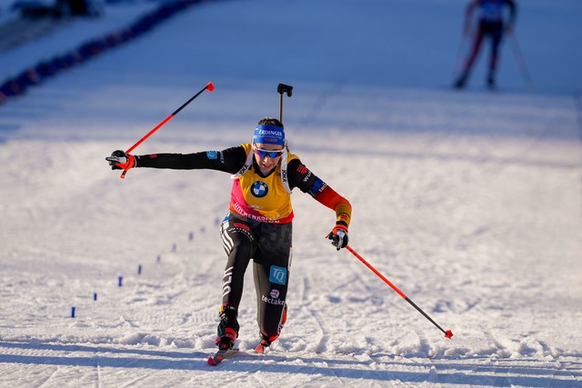 Franziska Preu&szlig; l&auml;uft zu ihrem dritten Saisonsieg.  | Foto: Javad Parsa/NTB Scanpix/AP/dpa