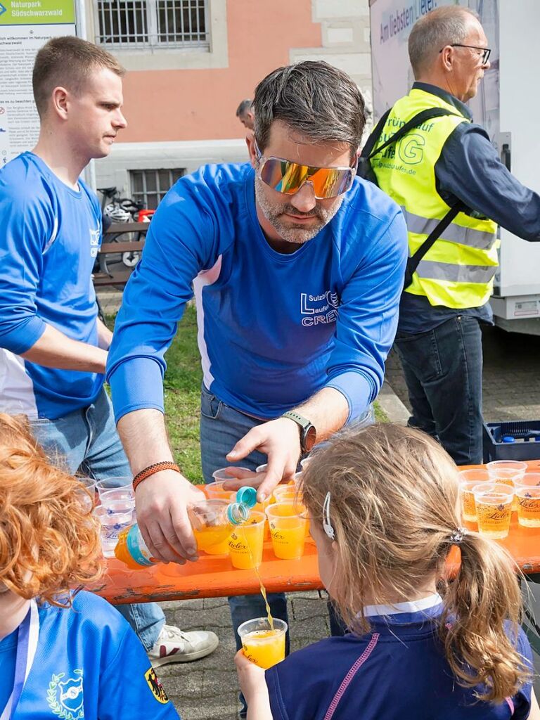 Fr die kleinen Laufsportler gab es Erfrischungsgetrnke.