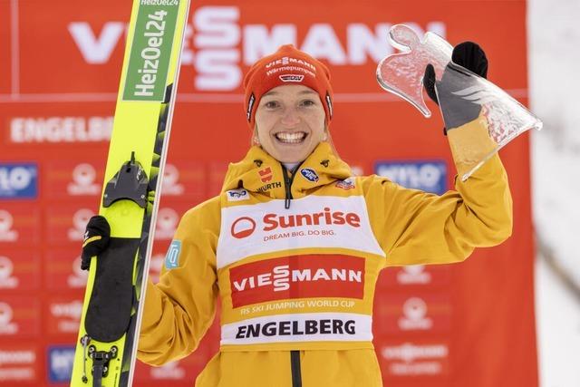 Alles richtig gemacht: Die deutschen Skispringerinnen berzeugen auch in diesem Winter