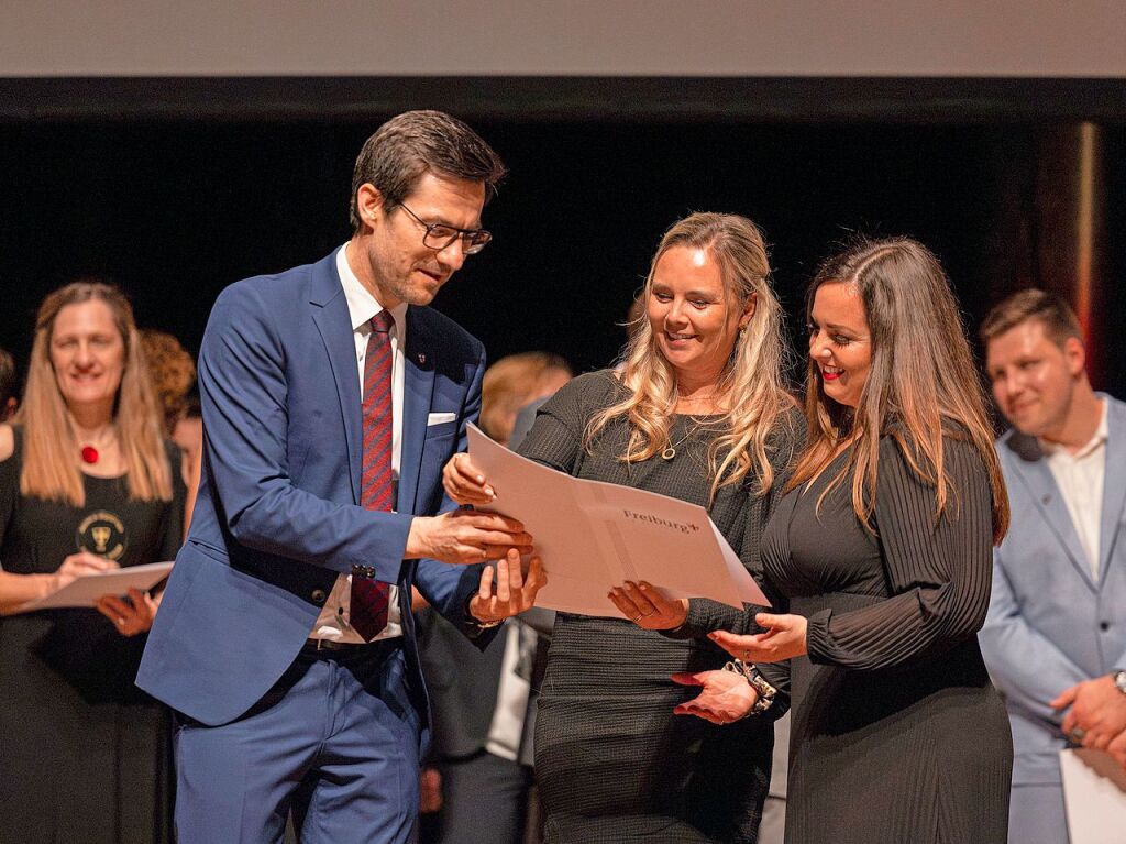 Sportlerinnen und Sportler, die mit der Goldenen Sportmedaille 2024 geehrt wurden.