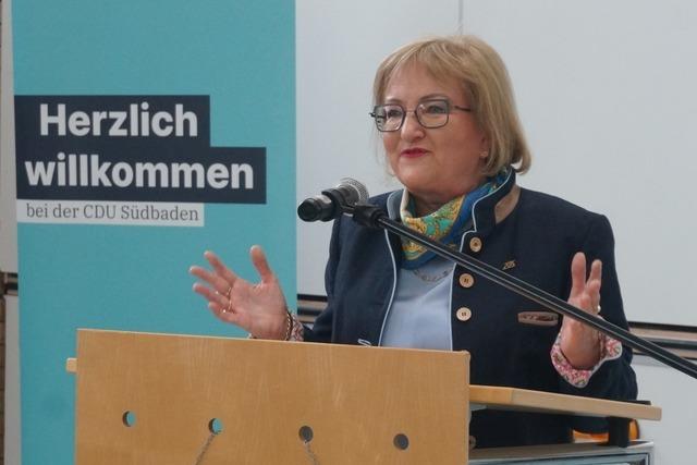 Die Landtagsabgeordnete Sabine Hartmann-Mller verliert gegen Herausforderer Simon Herzog