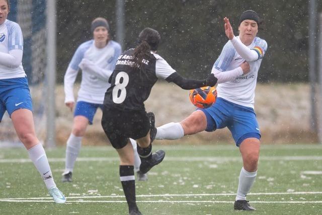 Die Fuballfrauen des SV Titisee kommen aus der Distanz zum Erfolg