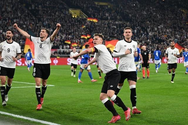 3:3 nach 3:0 - DFB-Team übersteht denkwürdigen Fußball-Abend