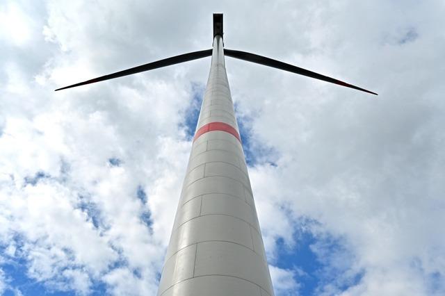 Die neuen Windrder am Taubenkopf bei Freiburg sollen Strom fr Busse und Bahnen produzieren