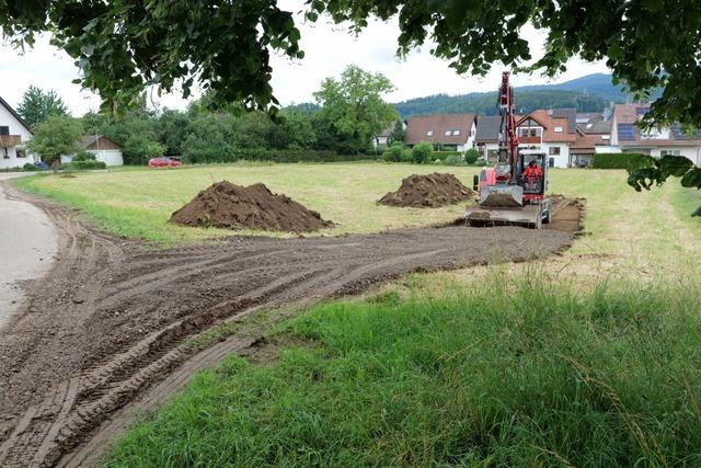 Nachrckverfahren fr Grundstcke im Baugebiet Nadelhof in Stegen