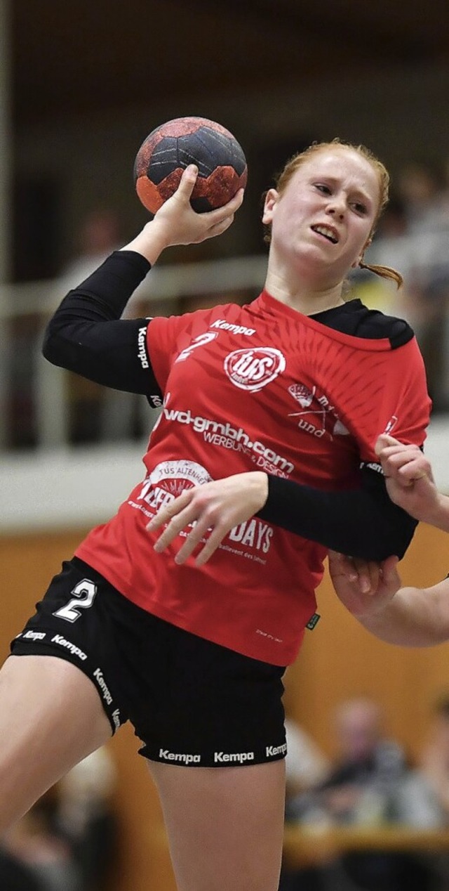 Erzielte drei Tore im Derby: Katrin Nautascher vom TuS Altenheim  | Foto: Wolfgang Knstle