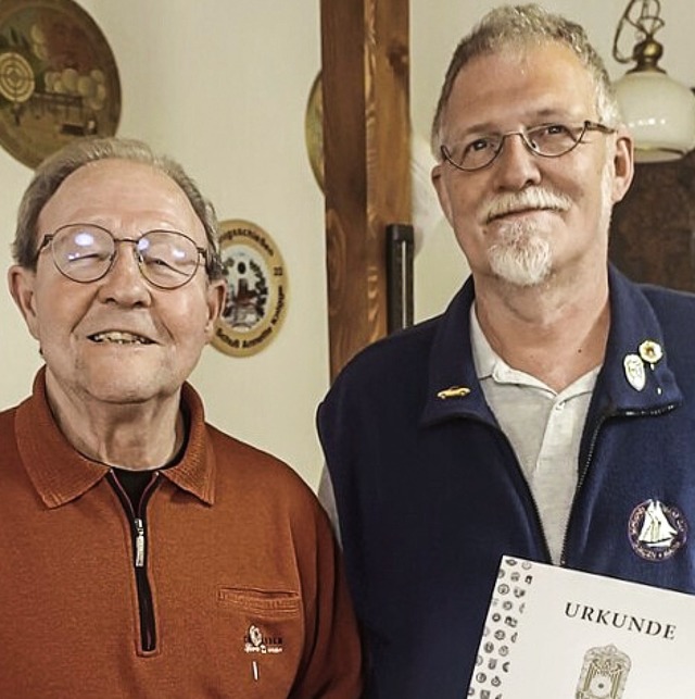 Die Geehrten Werner Kuhn und Martin Frank  | Foto: Verein