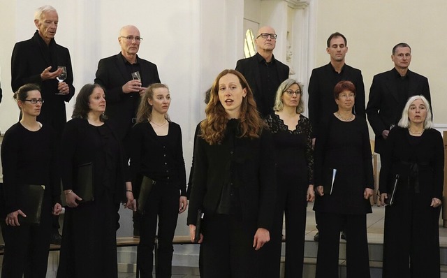 Das John-Sheppard-Ensemble trat in der Lahrer Christuskirche auf.  | Foto: Juliana Eiland-Jung