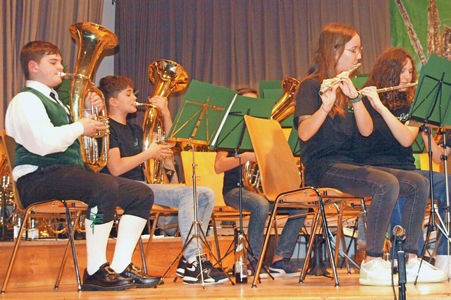 Die Jugendmusik Dachsberg-Ibach  | Foto: Karin Steinebrunner