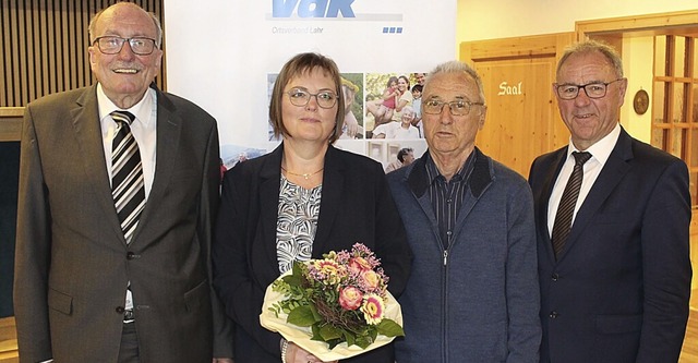 Roland Hailer (von links), Tanja Fisch...VdK-Landesvorsitzender Hans-Josef Hotz  | Foto: Reiner Beschorner