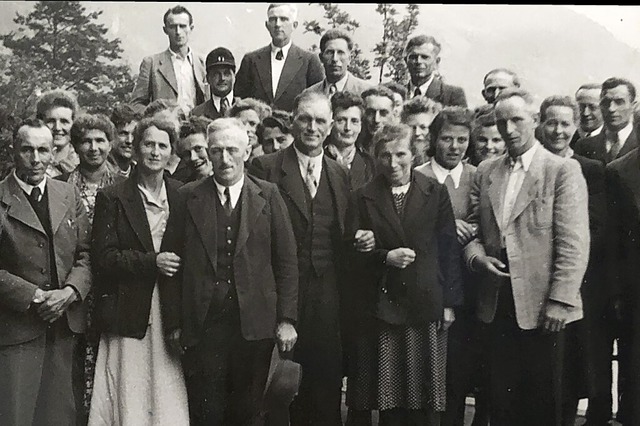 Ausflug des Mnnergesangvereins Ewatti... den Vierwaldsttter See im Jahr 1951.  | Foto: Gertrud Rittner (Repro)