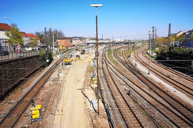Derzeit wird innerhalb des Offenburger...t es an die Neugestaltung des Umfelds.  | Foto: Ralf Burgmaier