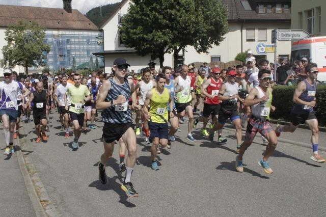 Vorbereitungslufe fr den Tote-Mann-Berglauf fhren ber  reizvolle Trails und schmalere Waldwege