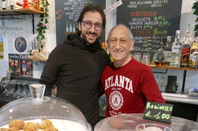 Am Rande des Bad Krozinger Kurparks sorgt das Caf Dolce & Sapori fr einen Hauch von Sizilien