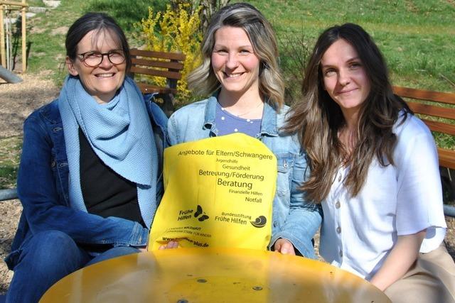 Diese drei Rickenbacherinnen untersttzen Familien, wenn das Baby da ist