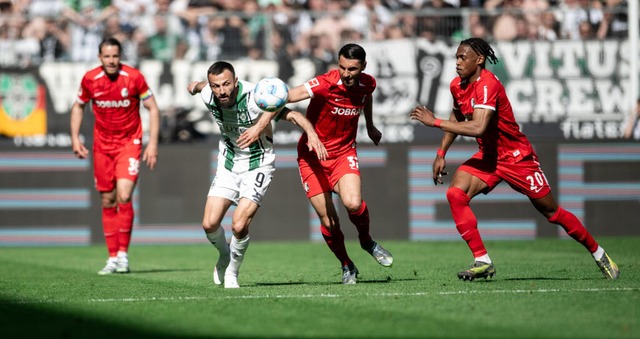Der SC Freiburg spielte am Samstag auswärts gegen Borussia Mönchengladbach. | Foto: Fabian Strauch (dpa) Der SC Freiburg spielte am Samstag auswärts gegen Borussia Mönchengladbach. | Foto: Fabian Strauch (dpa)